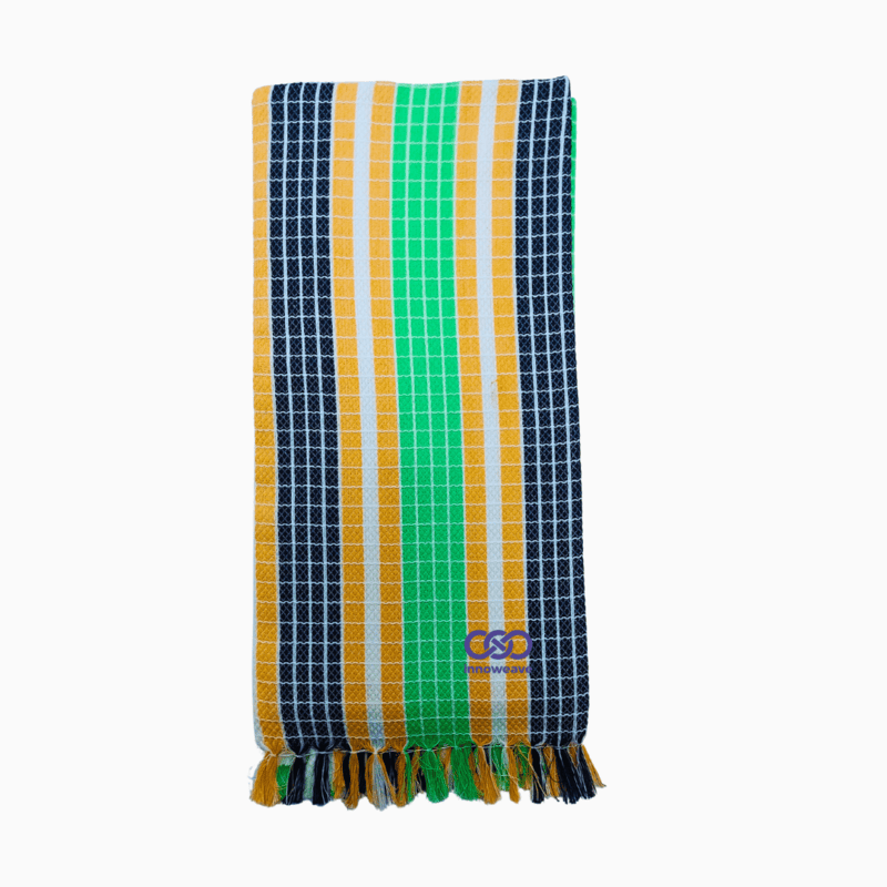 Grid Weave  Towel – Vibrant Edition (Pack of 2)
