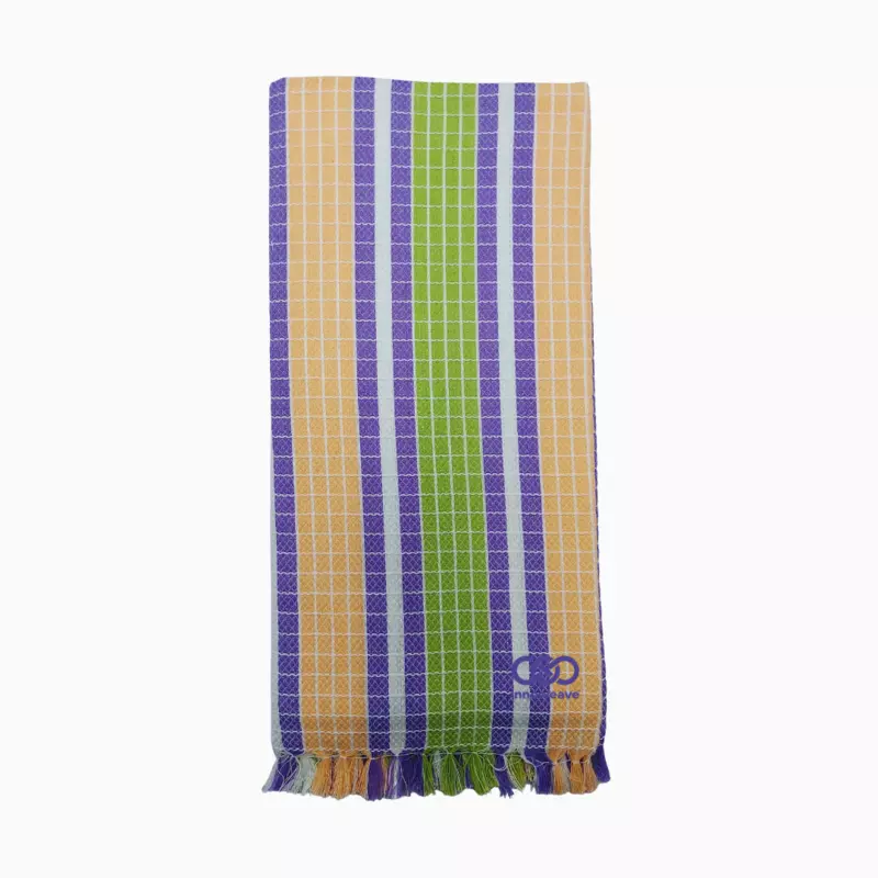 Grid Weave  Towel – Vibrant Edition (Pack of 2)
