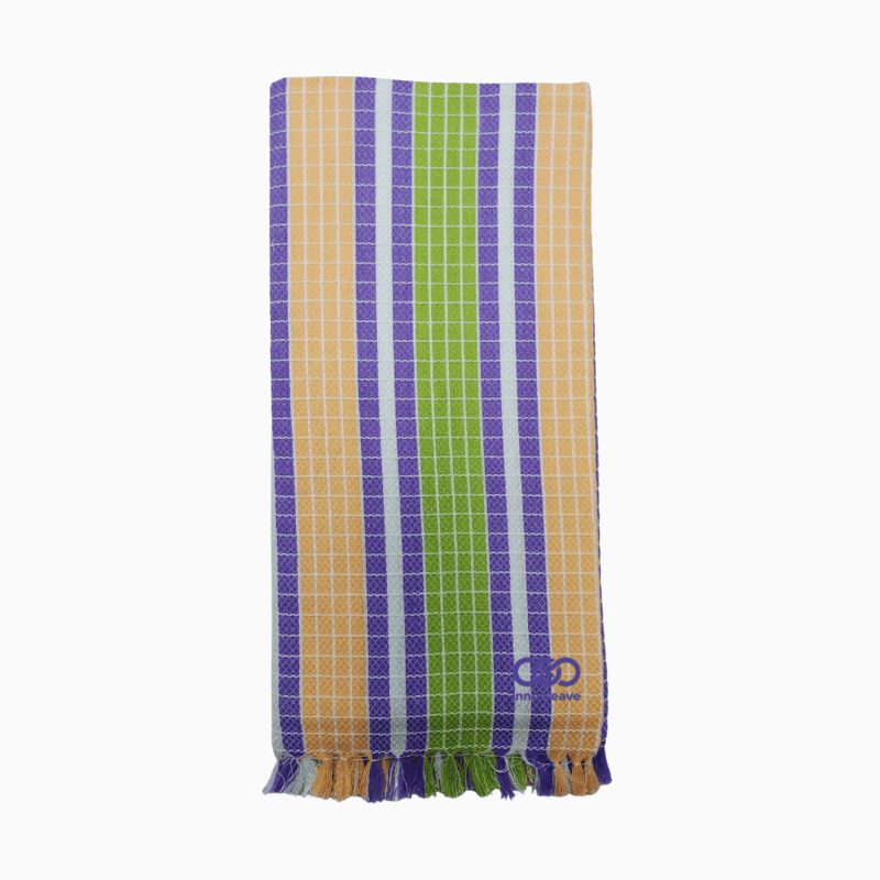 Grid Weave  Towel – Vibrant Edition (Pack of 2)