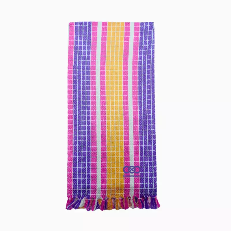 Grid Weave  Towel – Vibrant Edition (Pack of 2)