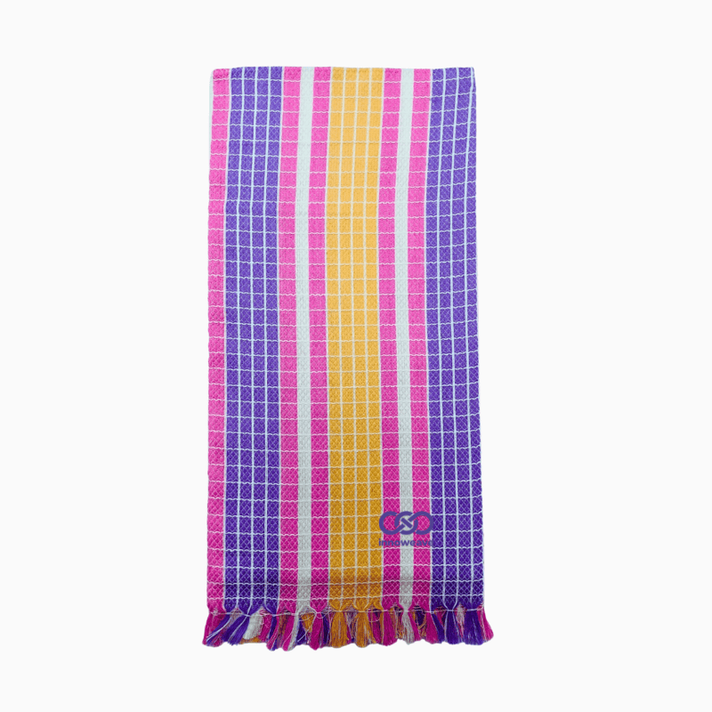 Grid Weave  Towel – Vibrant Edition (Pack of 2)