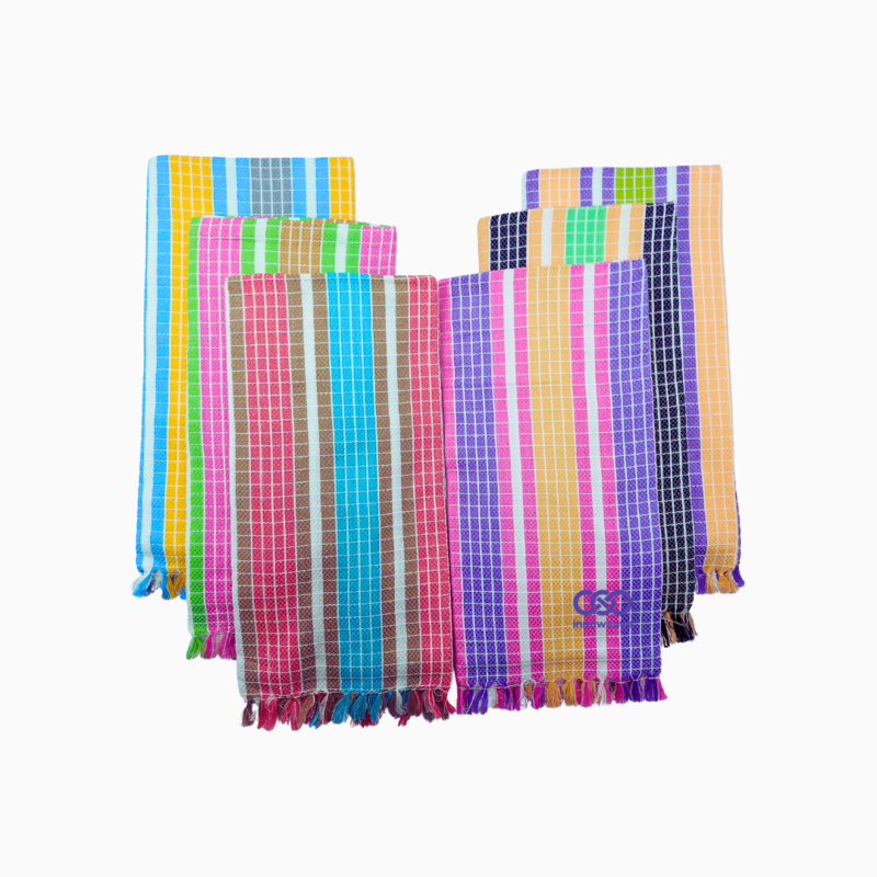 Grid Weave  Towel – Vibrant Edition (Pack of 2)