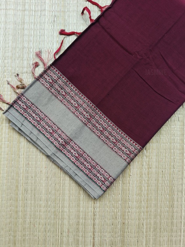 Rashmi - रश्मि ( Narayanpet Dress material in Maroon )