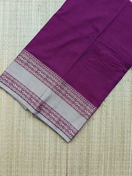 Mitali - मिताली ( Narayanpet Dress material in Majenta )