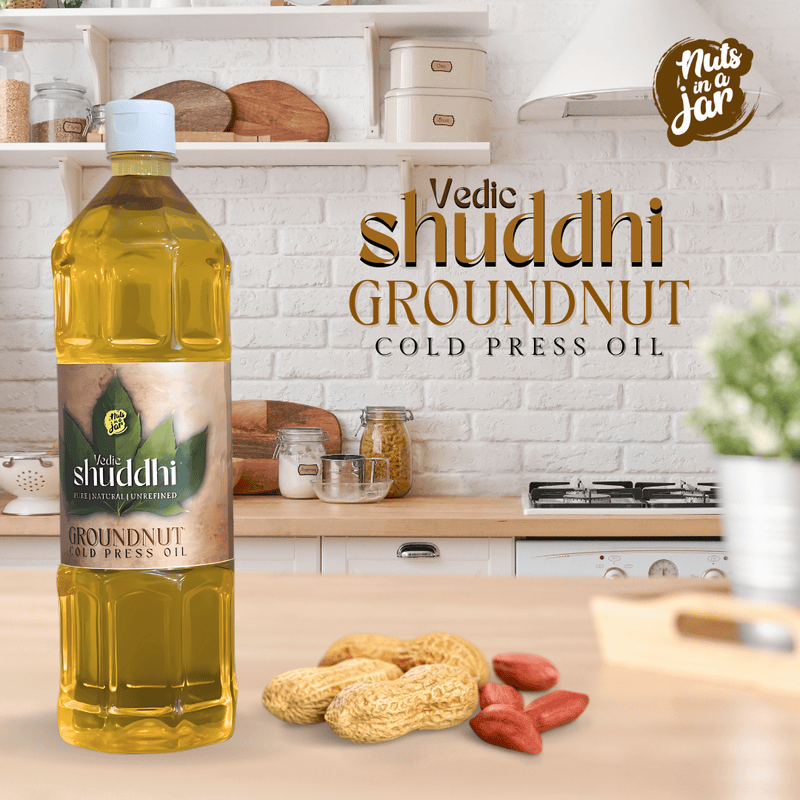 Vedic Shuddhi Groundnut Cold Press Oils 1000ml Vedic Shuddhi Groundnut Cold Press Oils 1000ml