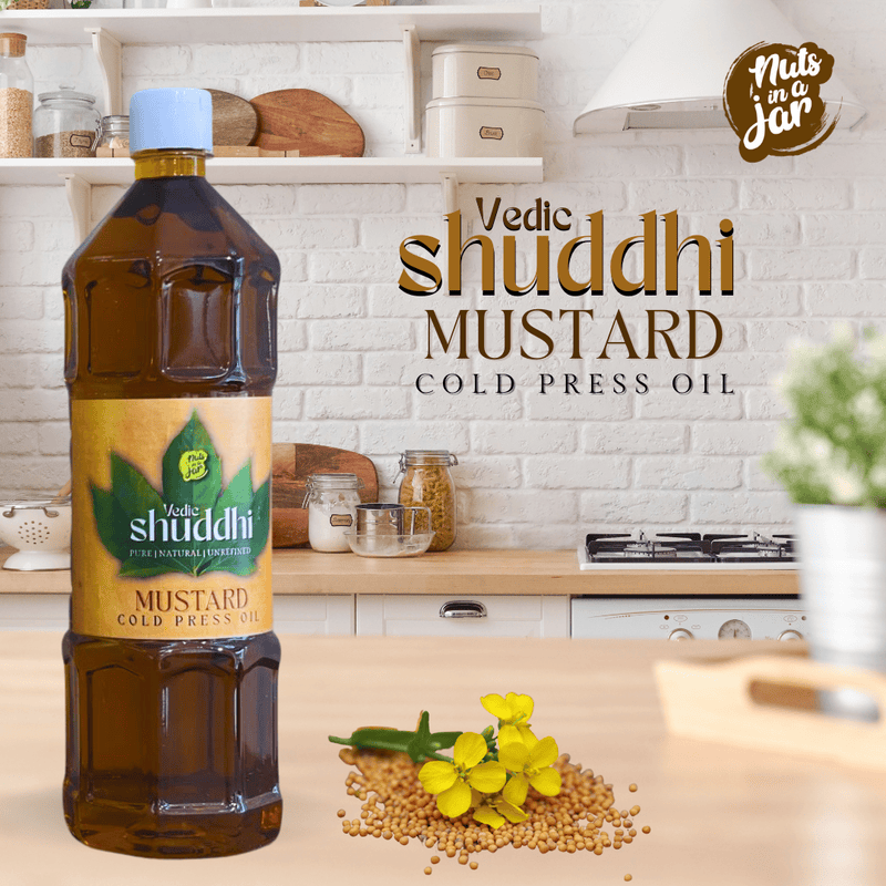 Vedic Shuddhi Mustard Cold Press Oils 1000ml Vedic Shuddhi Mustard Cold Press Oils 1000ml