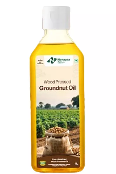 Wood Pressed Groundnut Oil