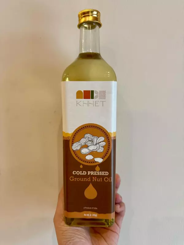 Ground Nut Oil 1 Ltr - Khhet