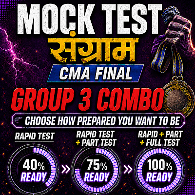 CMA Final Group 3 Combo (Paper 13 - 16) Mock Test