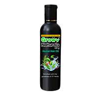 Growv Naturals Unisex Herbal Hair Oil 100ml | 100% Natural & Chemical-Free |