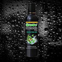 Growv Naturals Unisex Herbal Hair Oil 100ml | 100% Natural & Chemical-Free |