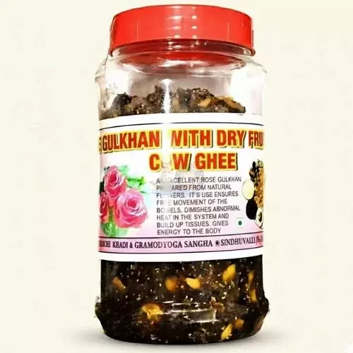 Suruchi's Rose Gulkand with Dry Fruits & Cow Ghee โ A Royal Ayurvedic Delight!- 500g