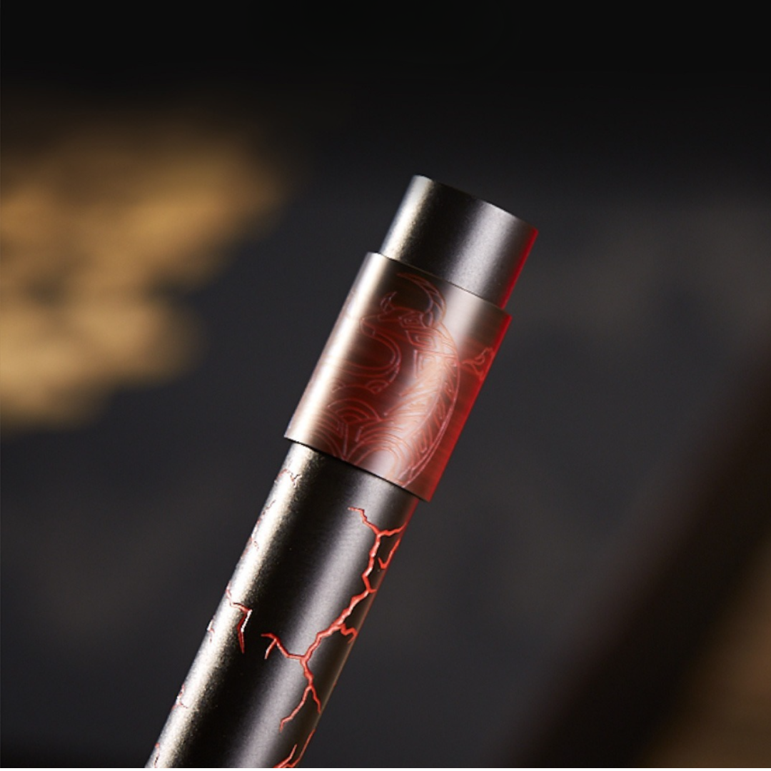 Guochao Signature Pen Black Red