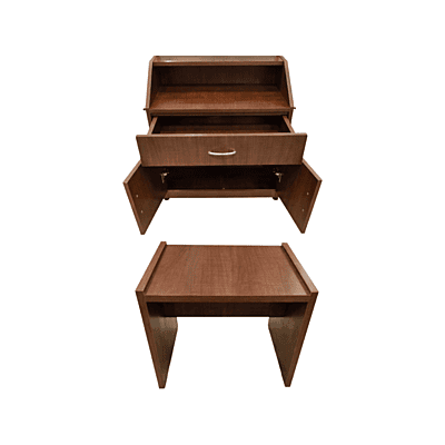 GURU DT-08 Campact Dressing Table||Walnut||Dresser