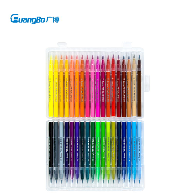 Guangbo Dual Tip Water Color Pen (Pack of 36)