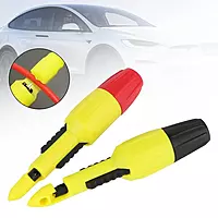 2pcs (1 pair Red and Black) Car Inspection Socket 2mm Multimeter Voltage  Testing Clip