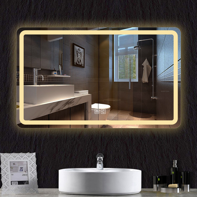 Rectangular LED Touch Sensor Mirror 002