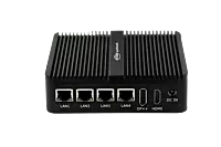 Intel N100 Mini PC – Alder Lake-N  4 LAN Industrial Mini PC New