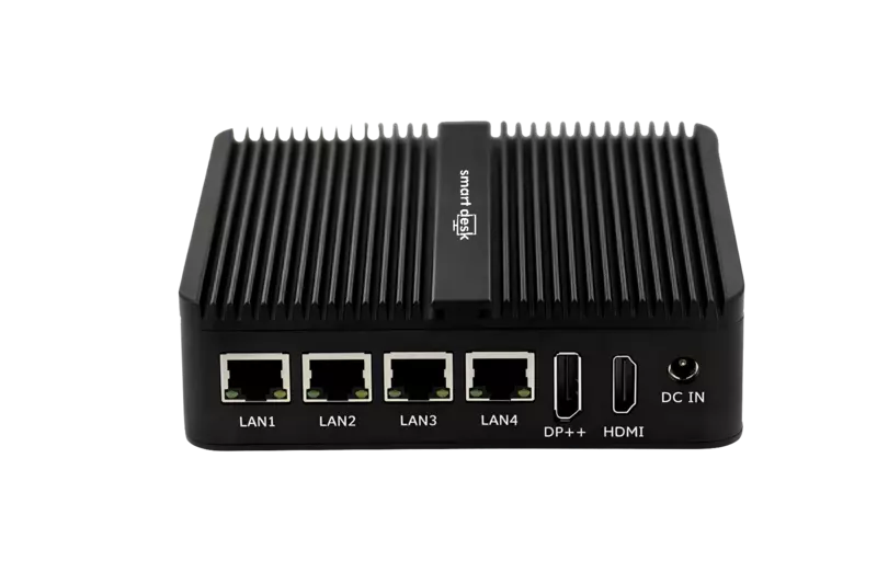 Intel N100 Mini PC – Alder Lake-N  4 LAN Industrial Mini PC New