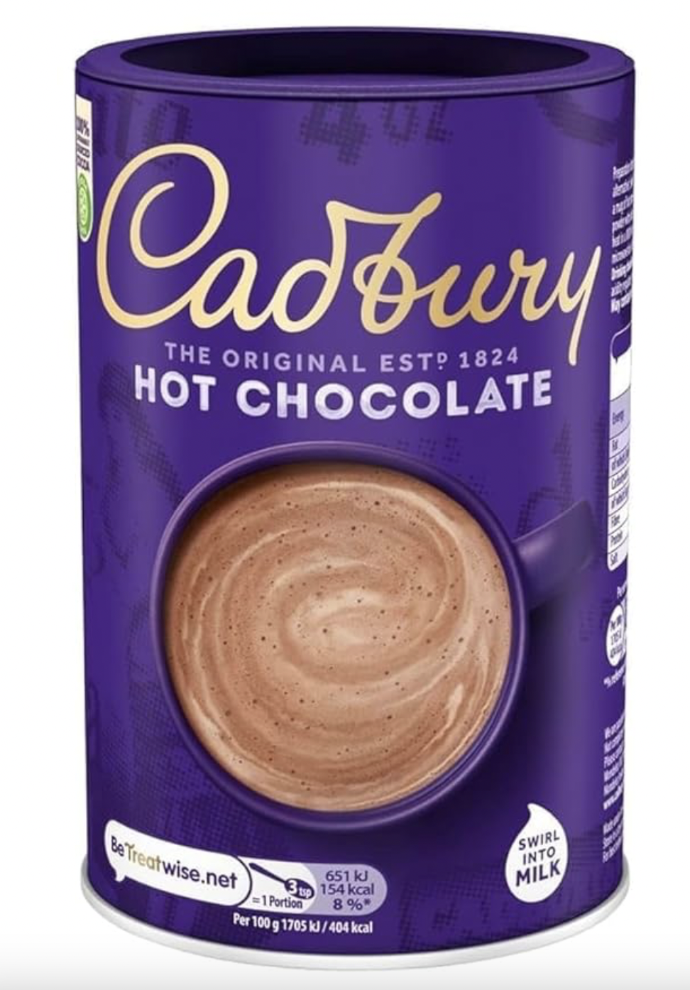CADBURY HOT CHOCOLATEC 500 G (Pack of 12)