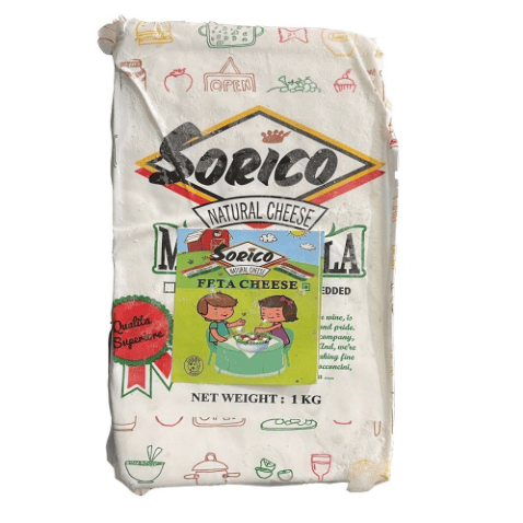 Sorico Feta Cheese 1 kg (Pack of 1)