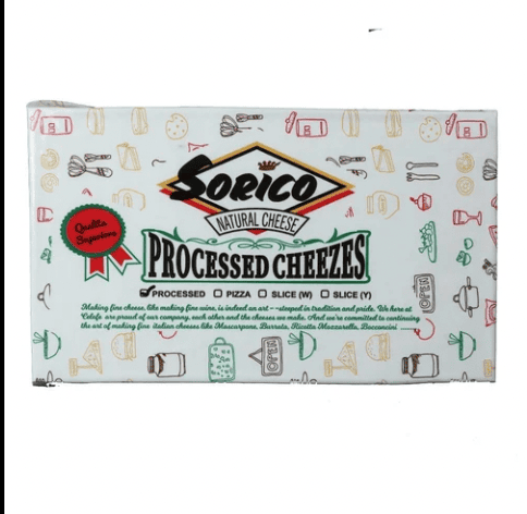 Sorico Analogue Processed Cheeze Slice 1 kg (Pack of 1)