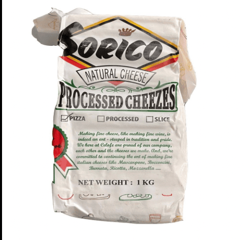 Sorico Premium Pizza/Processed Cheese 1 kg (Pack of 1)