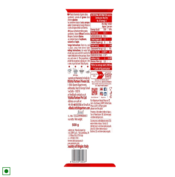 Pasta Zara Spaghetti 500g (Pack of 20)