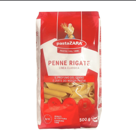 Pasta Zara Penne 500g (Pack of 20)