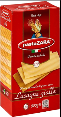 Pasta Zara Lasagne 500g (Pack of 12)