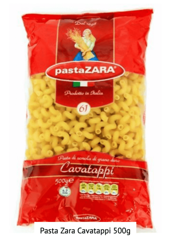 Pasta Zara Cavatappi 500g (Pack of 10)