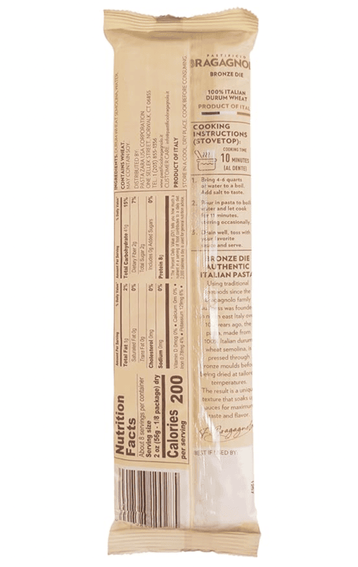 Pastificio Bragagnolo Linguini 500g Bronze Die Italian Wheat (Pack of 10)