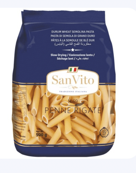 Sanvito - Penne Rigate, 500 gm (Pack of 1)