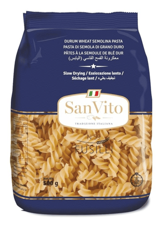 Sanvito - Fusilli Pasta, 500 gm (Pack of 1)