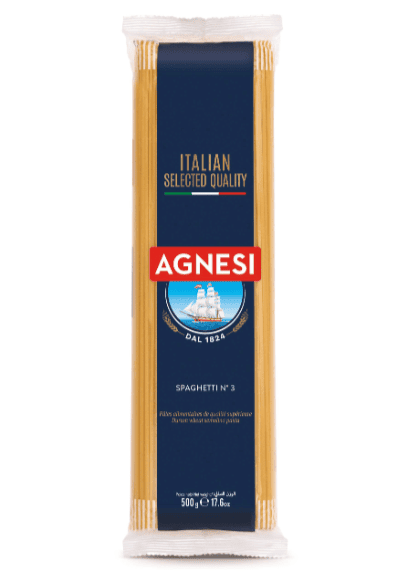 Agnesi - Spaghetti Pasta, 500 gm (Pack of 1)