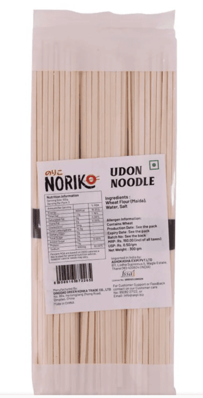 Noriko - Udon Noodles, 300 gm (Pack of 1)