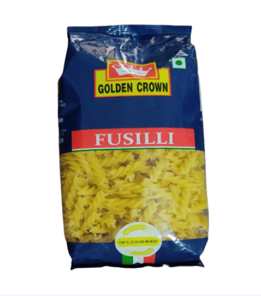Golden Crown - Fusilli Pasta, 500 gm (Pack of 1)
