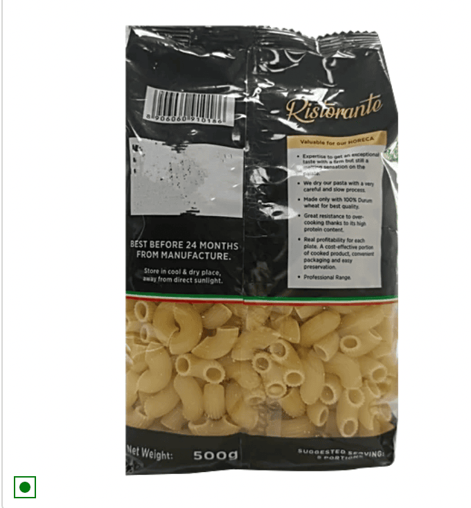 Panzani - Macaroni Rigati Pasta, 500 gm (Pack of 1)