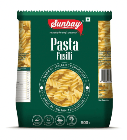 Sunbay - Fusilli Pasta, 500 gm (Pack of 1)