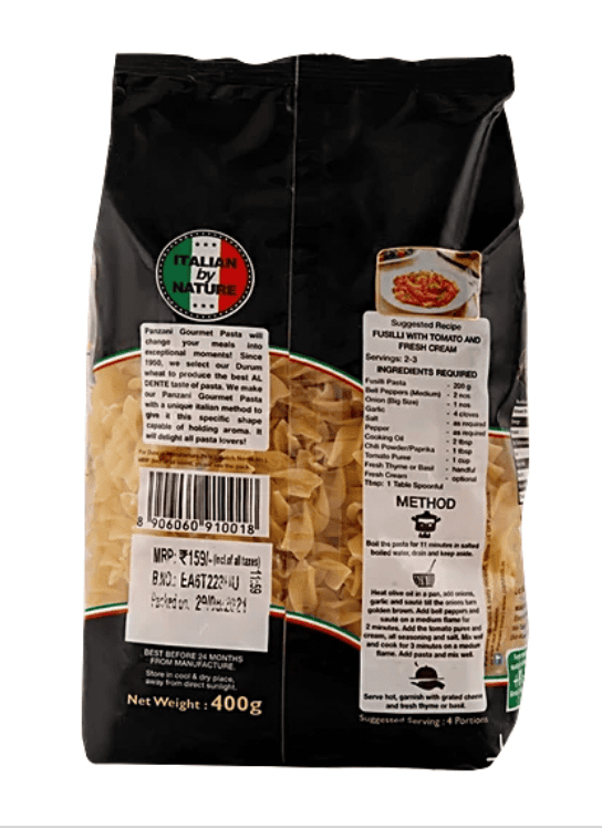 Panzani - Fusilli Pasta, 500 gm (Pack of 1)