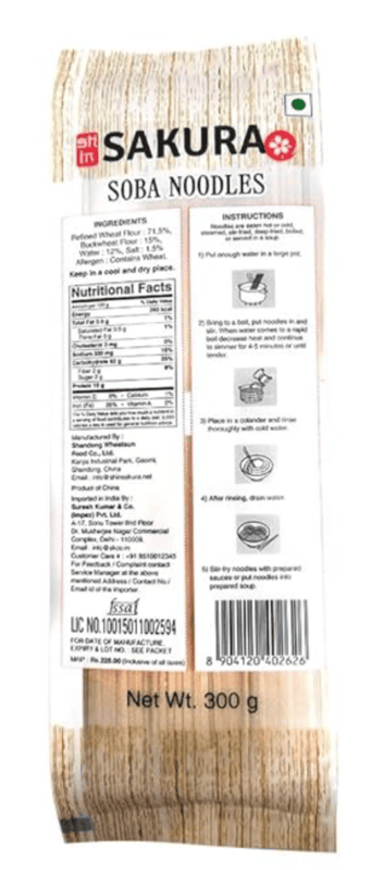 Sakura - Noodle Soba, 300 gm (Pack of 1)
