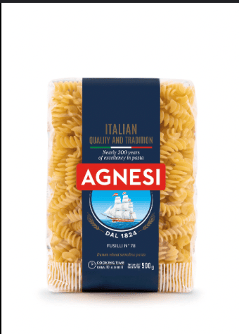 Agnesi - Fusilli Pasta, 500 gm (Pack of 1)
