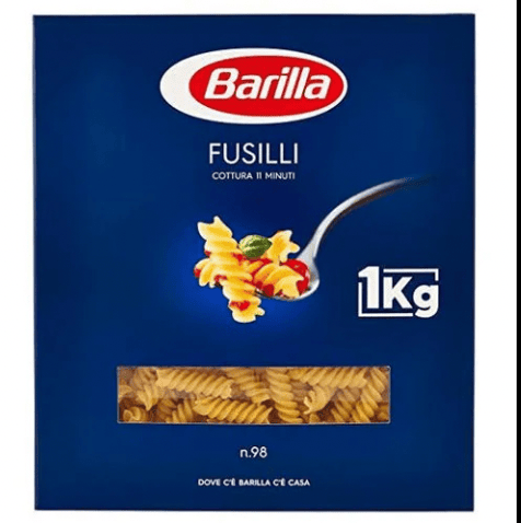 Barilla - Fusilli Pasta, 1 Kg (Pack of 1)