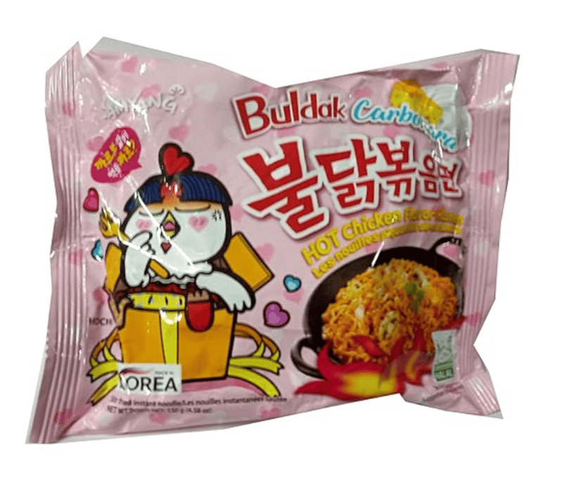 Samyang - Hot Chicken Ramen Carbonara, 130 gm (Pack of 1)