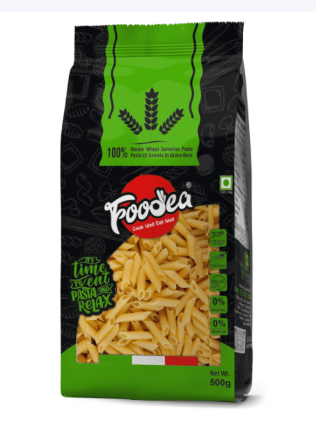 Foodea - Penne Pasta, 500 gm (Pack of 1)