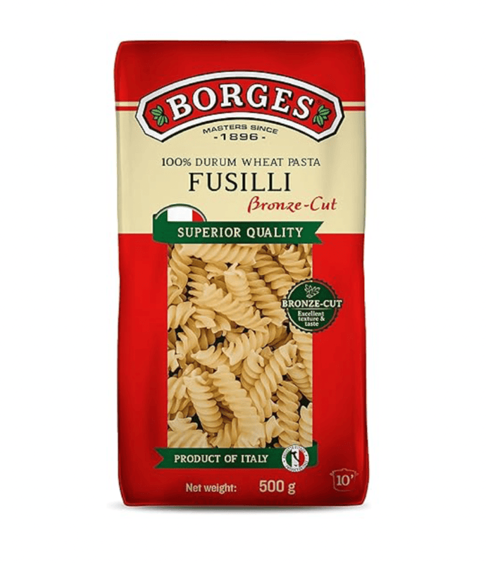 Borges - Durum Wheat Pasta Fusilli, 500 gm (Pack of 1)