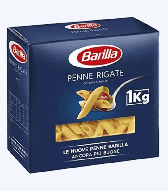 Barilla - Penne Rigate, 1 Kg (Pack of 1)