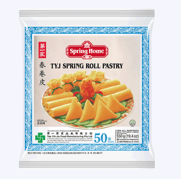 Spring Home (By TYJ) - Spring Roll Sheets, 190 mm (50 each) (7.5" Inch) (Pack of 1)