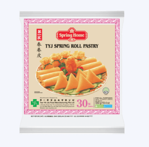 Spring Home (By TYJ) - Spring Roll 250 mm Sheets, (30 each) (10" size) (Pack of 1)