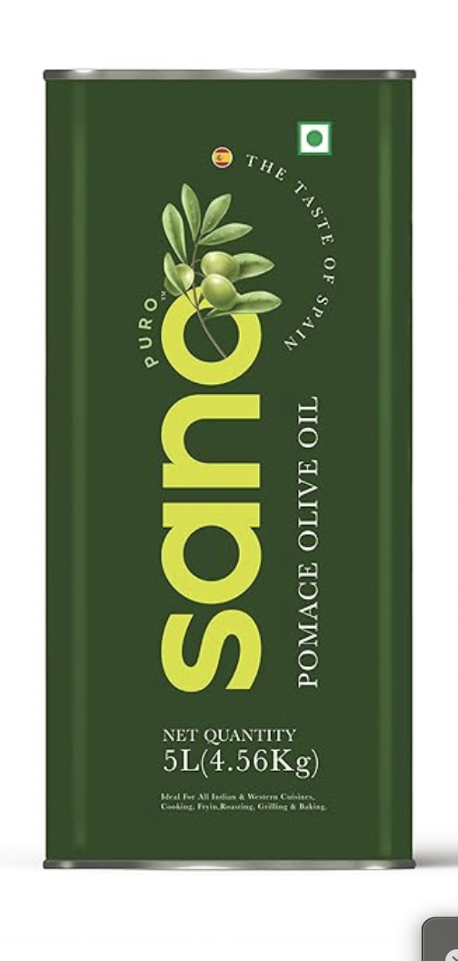 Sano - Pomace Olive Oil, 5 L (Pack of 1)